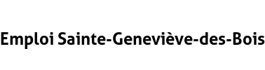 Emploi Sainte-Geneviève-des-Bois